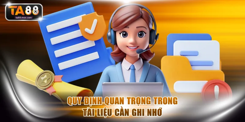 Quy định quan trọng trong tài liệu mọi người mới cần ghi nhớ